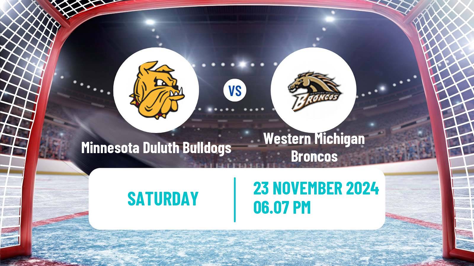 Hockey NCAA Hockey Minnesota Duluth Bulldogs - Western Michigan Broncos