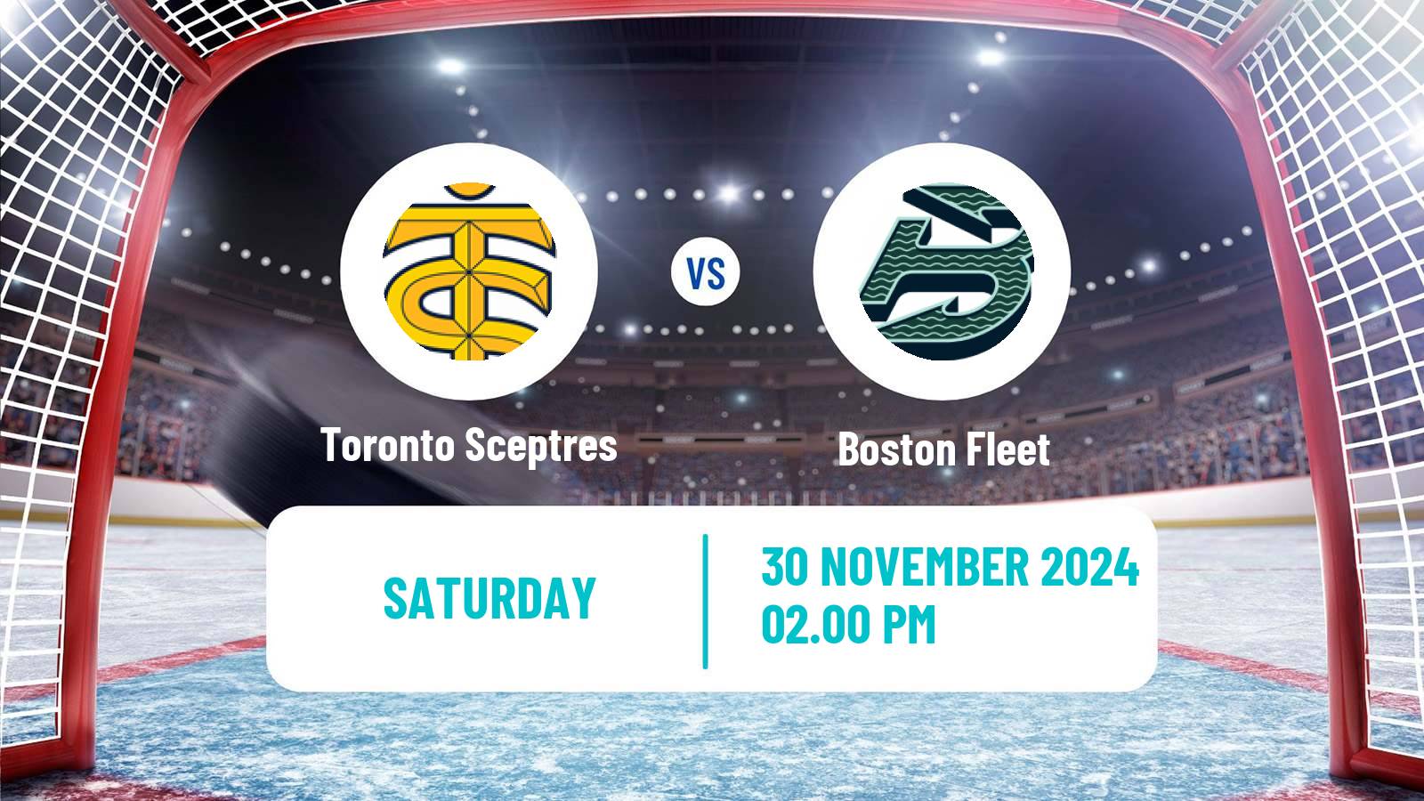 Hockey PWHL Women Toronto Sceptres - Boston Fleet