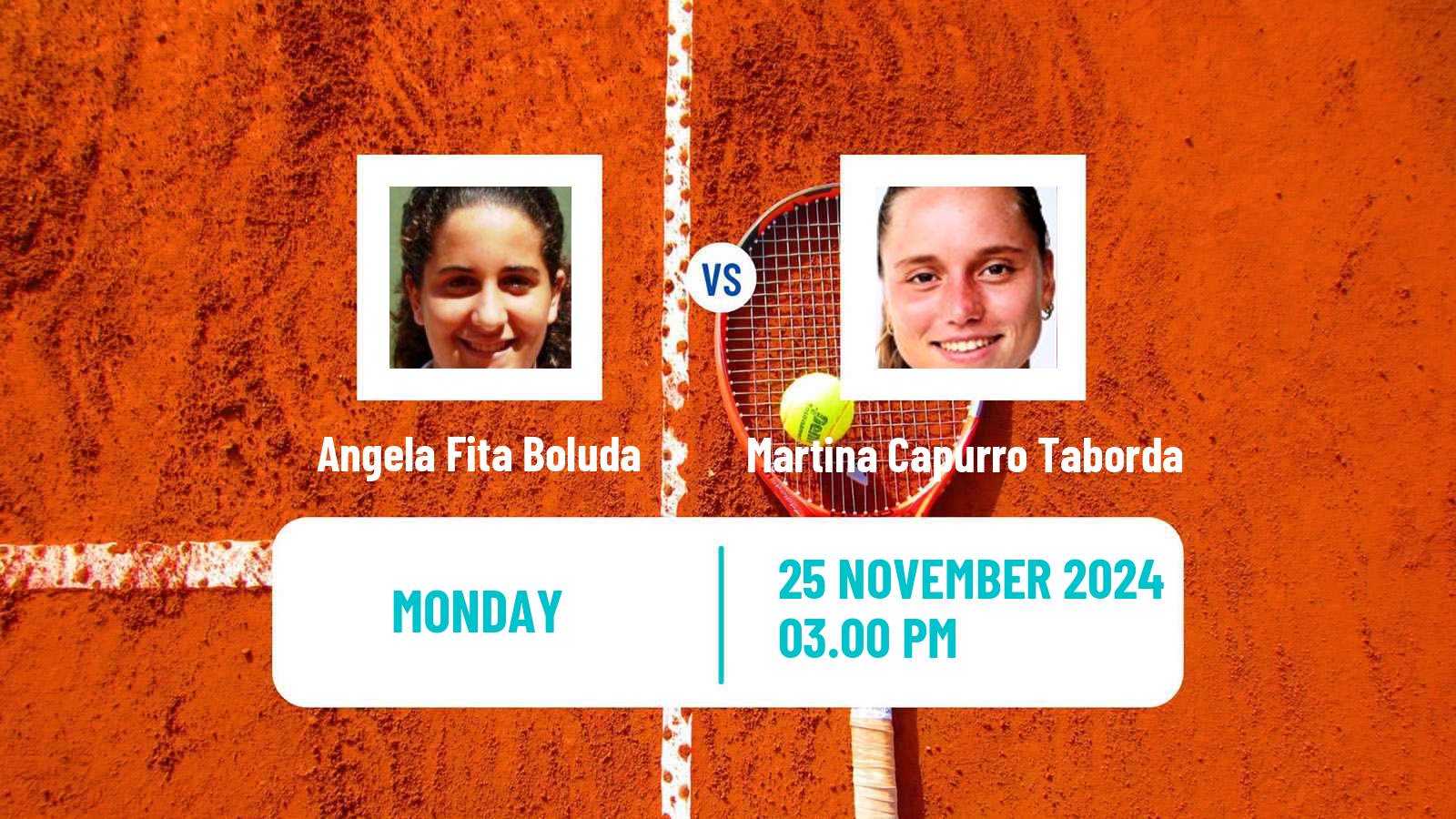 Tennis Buenos Aires Challenger Women Angela Fita Boluda - Martina Capurro Taborda