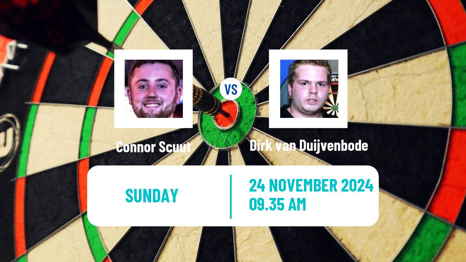 Darts Players Championship Finals Connor Scuut - Dirk van Duijvenbode