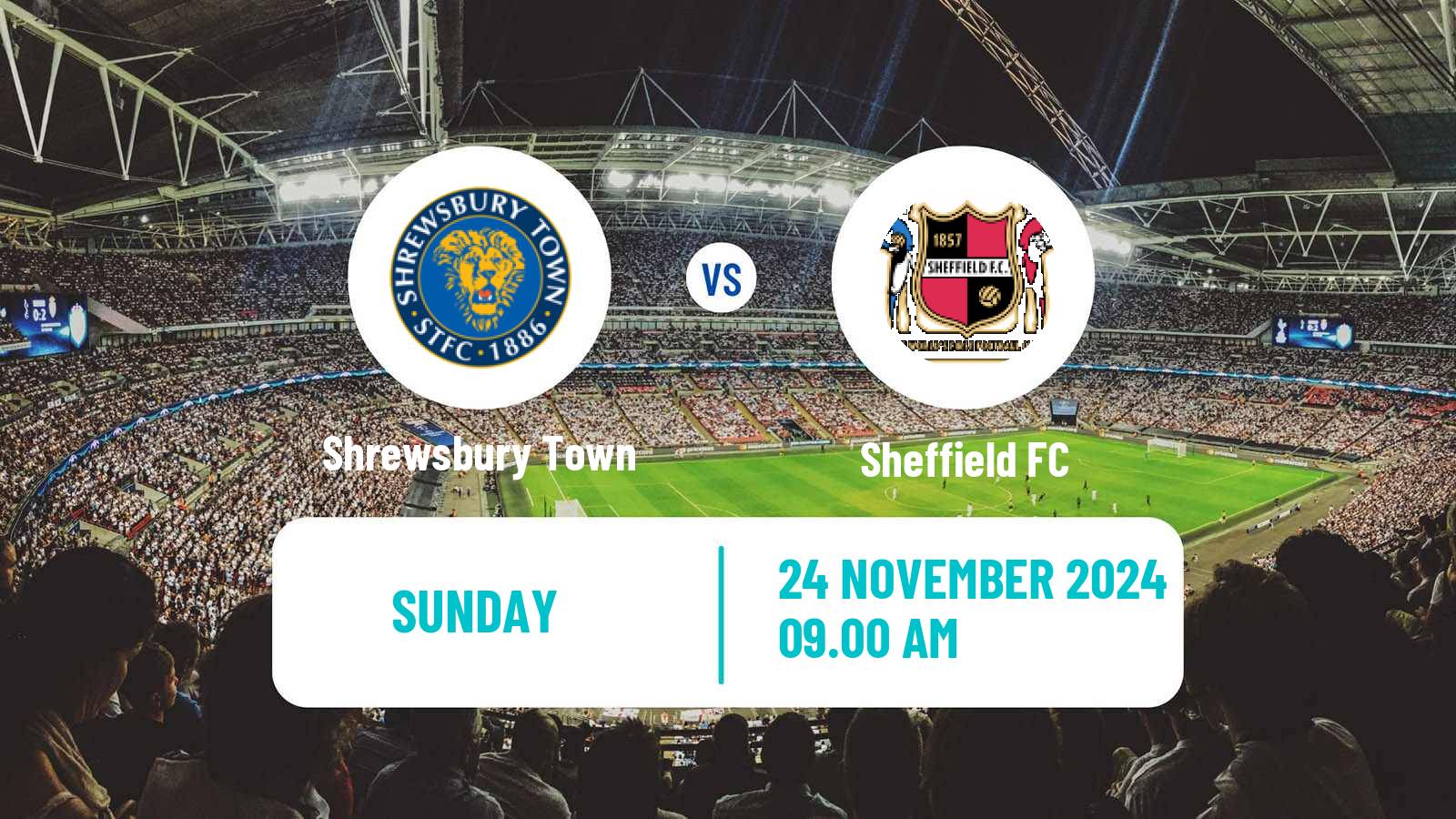 Soccer English FA Cup Women Shrewsbury Town - Sheffield FC