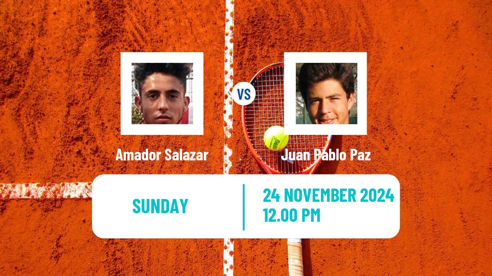 Tennis Temuco Challenger Men Amador Salazar - Juan Pablo Paz