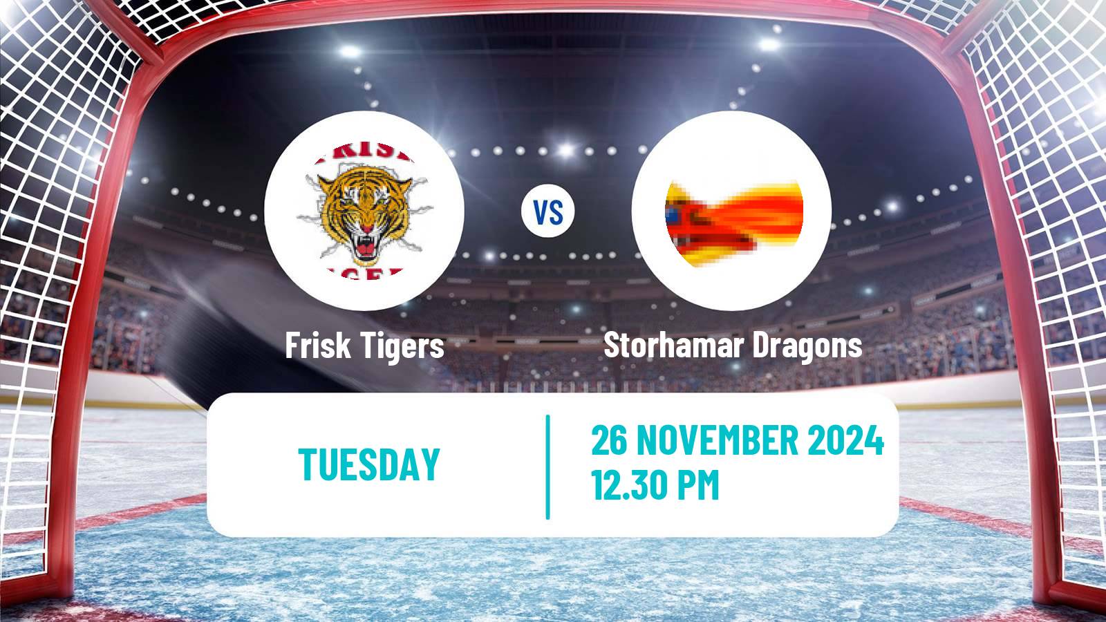 Hockey Norwegian Ligaen Hockey Frisk Tigers - Storhamar Dragons