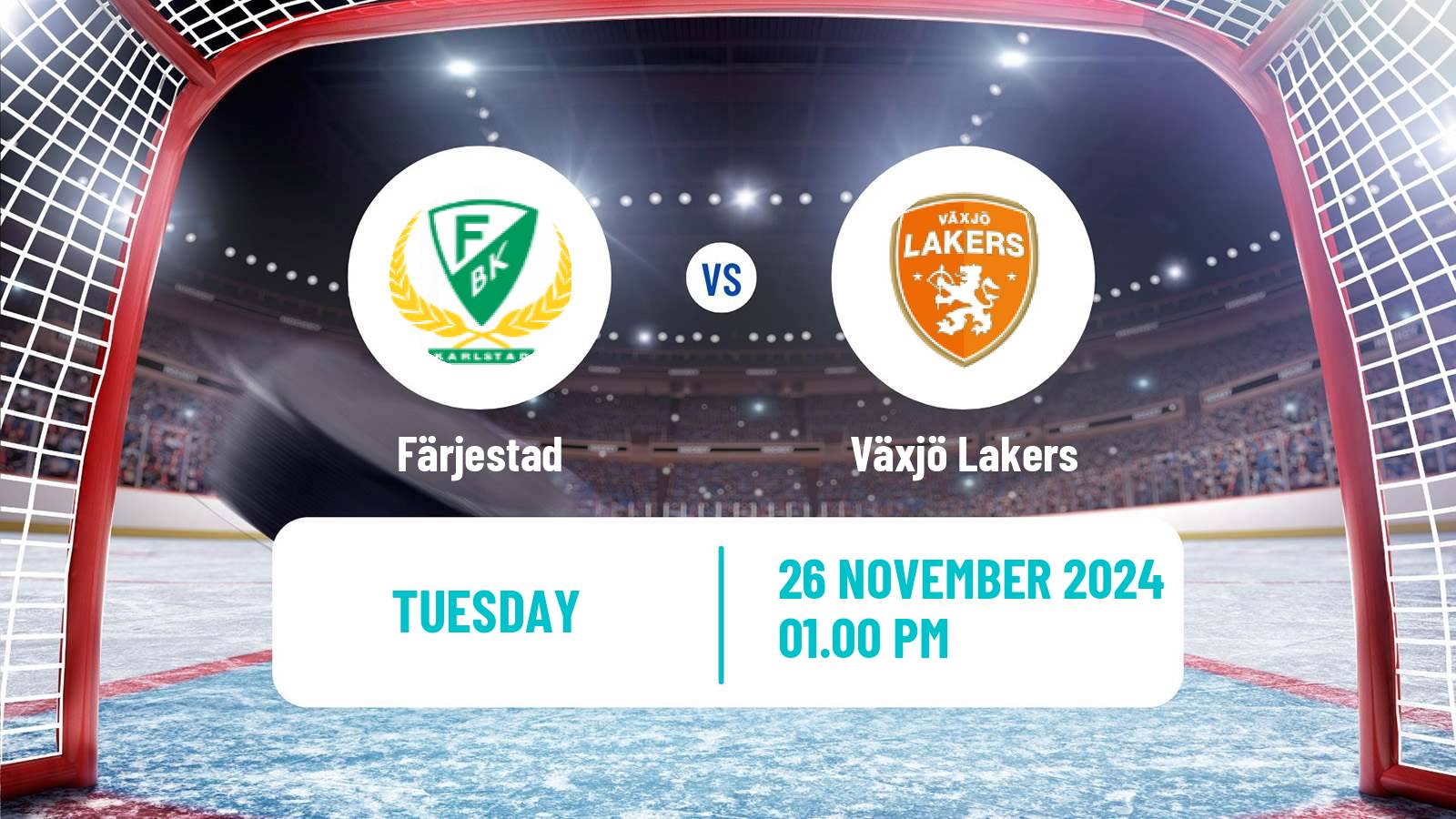 Hockey SHL Färjestad - Växjö Lakers