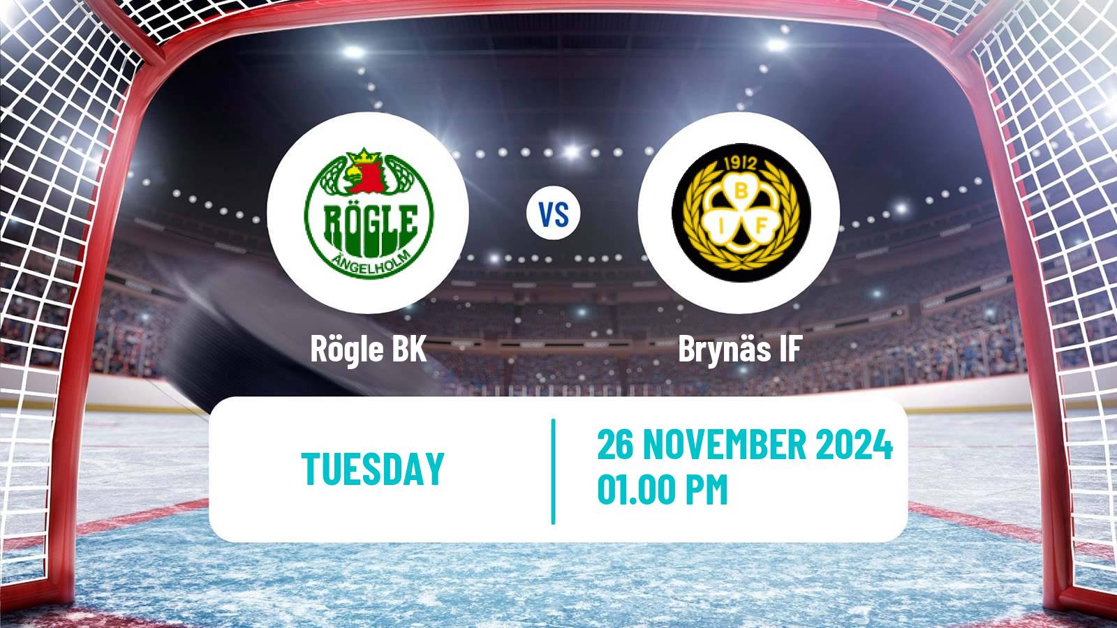 Hockey SHL Rögle - Brynäs