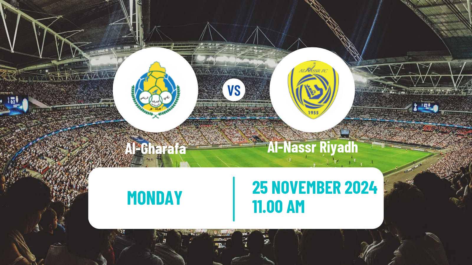 Soccer AFC Champions League Al-Gharafa - Al-Nassr Riyadh