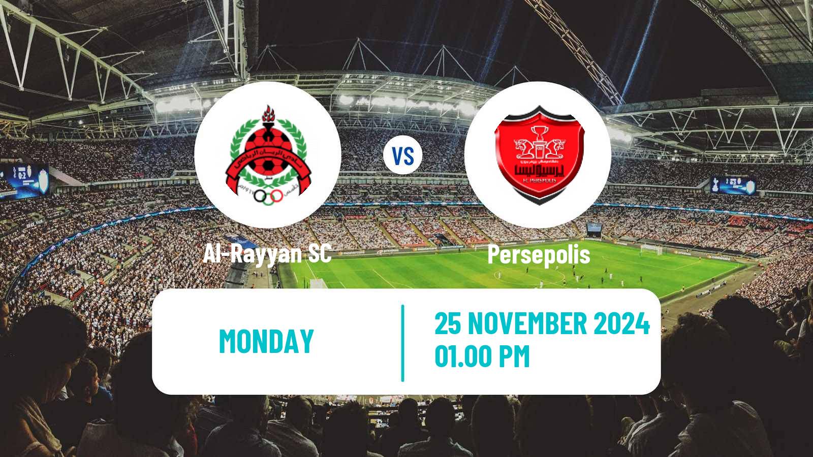 Soccer AFC Champions League Al-Rayyan - Persepolis