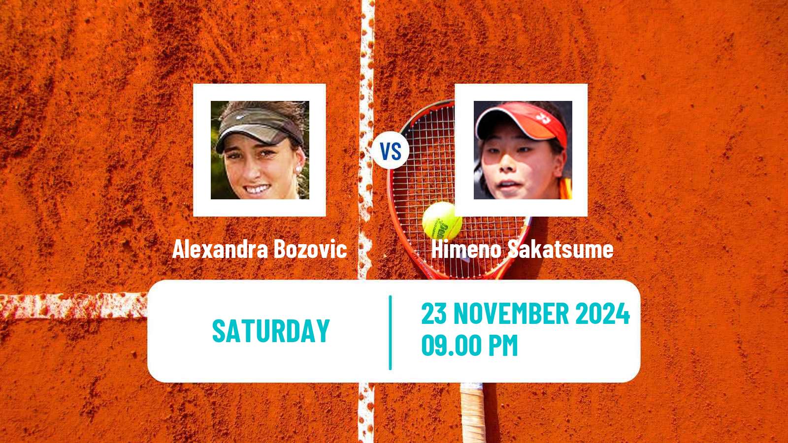 Tennis ITF W50 Caloundra Women Alexandra Bozovic - Himeno Sakatsume