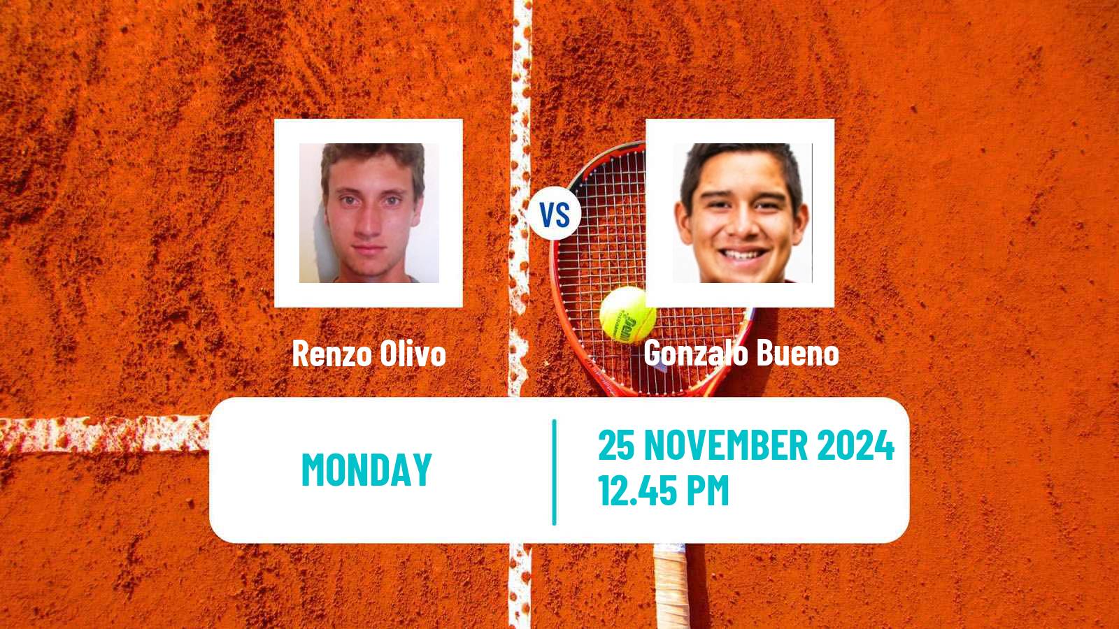 Tennis Temuco Challenger Men Renzo Olivo - Gonzalo Bueno