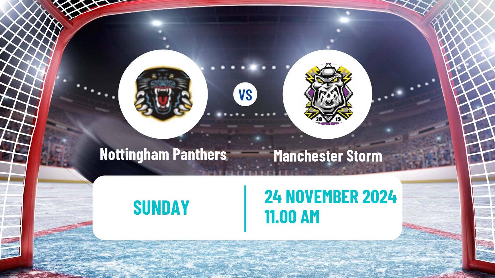 Hockey United Kingdom Elite League Nottingham Panthers - Manchester Storm