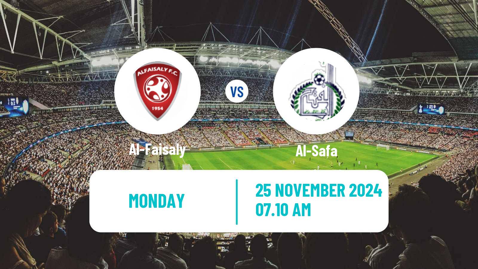 Soccer Saudi Division 1 Al-Faisaly - Al-Safa