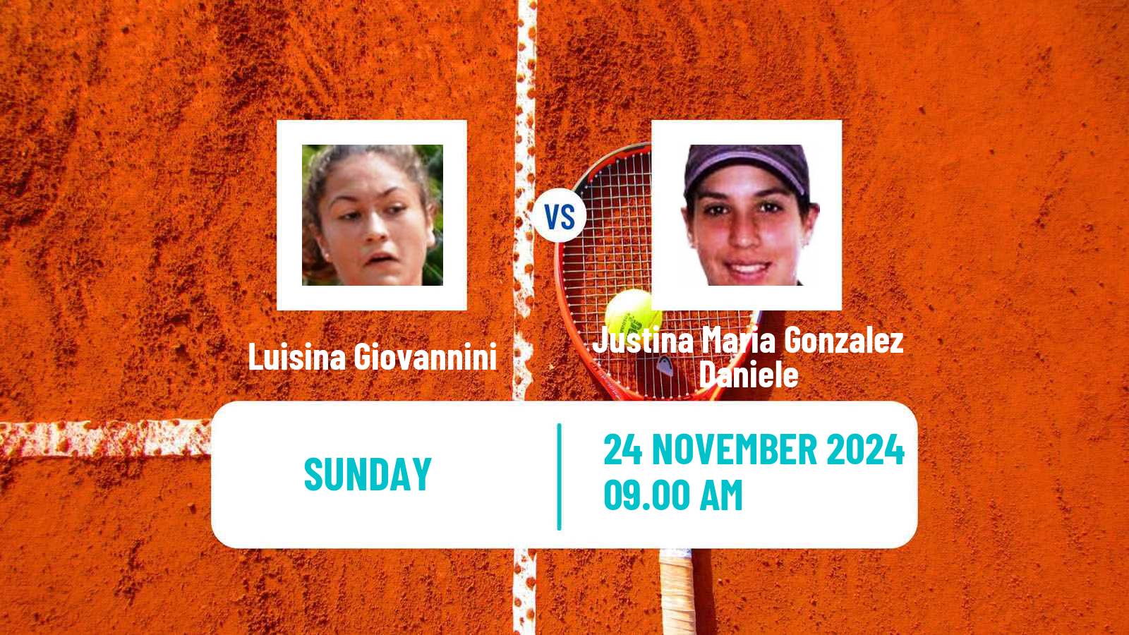 Tennis ITF W15 Cordoba 2 Women Luisina Giovannini - Justina Maria Gonzalez Daniele