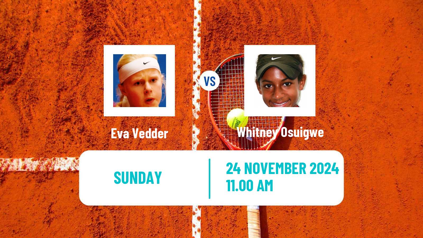 Tennis ITF W50 Boca Raton Fl Women Eva Vedder - Whitney Osuigwe