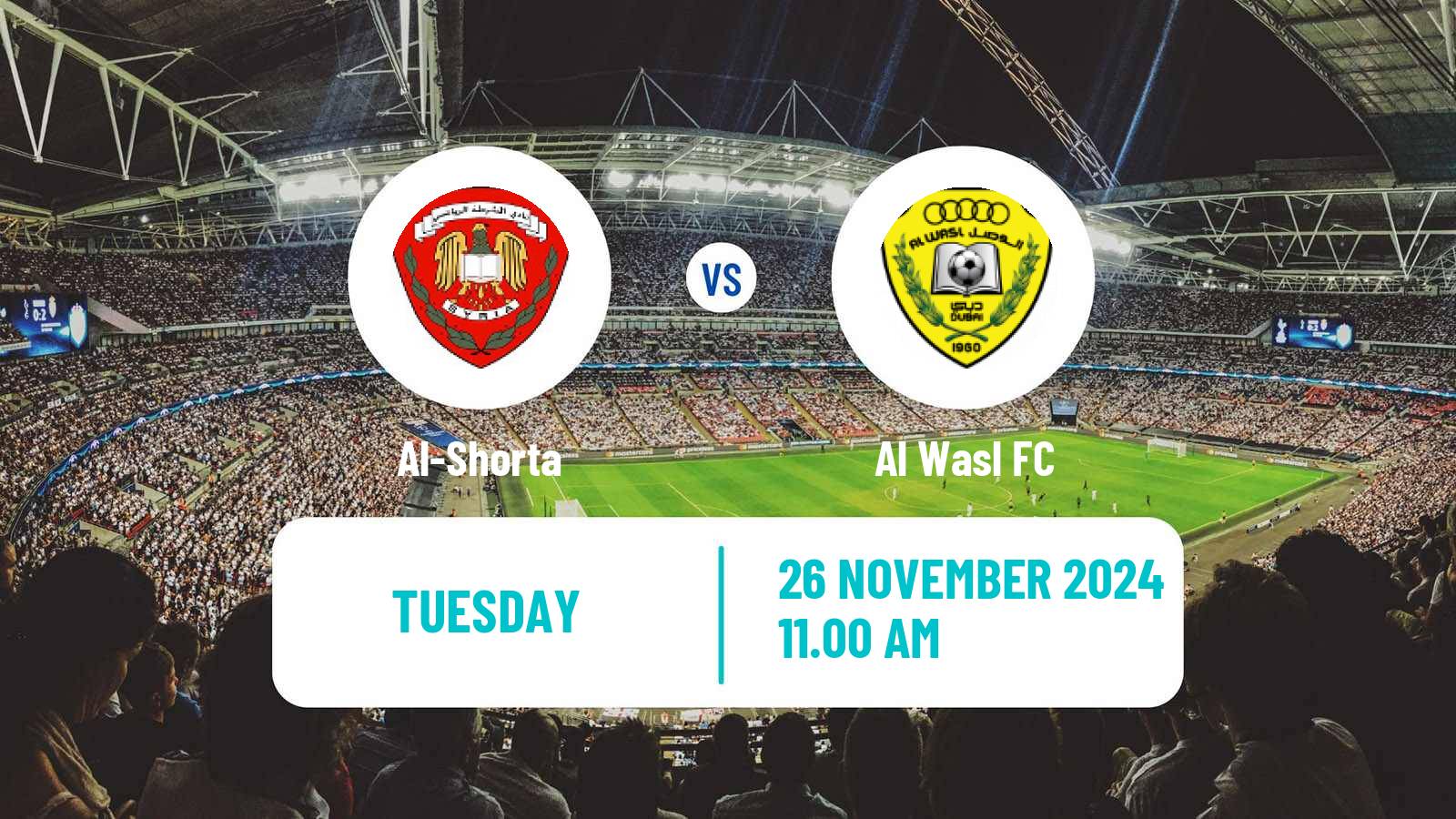 Soccer AFC Champions League Al-Shorta - Al Wasl