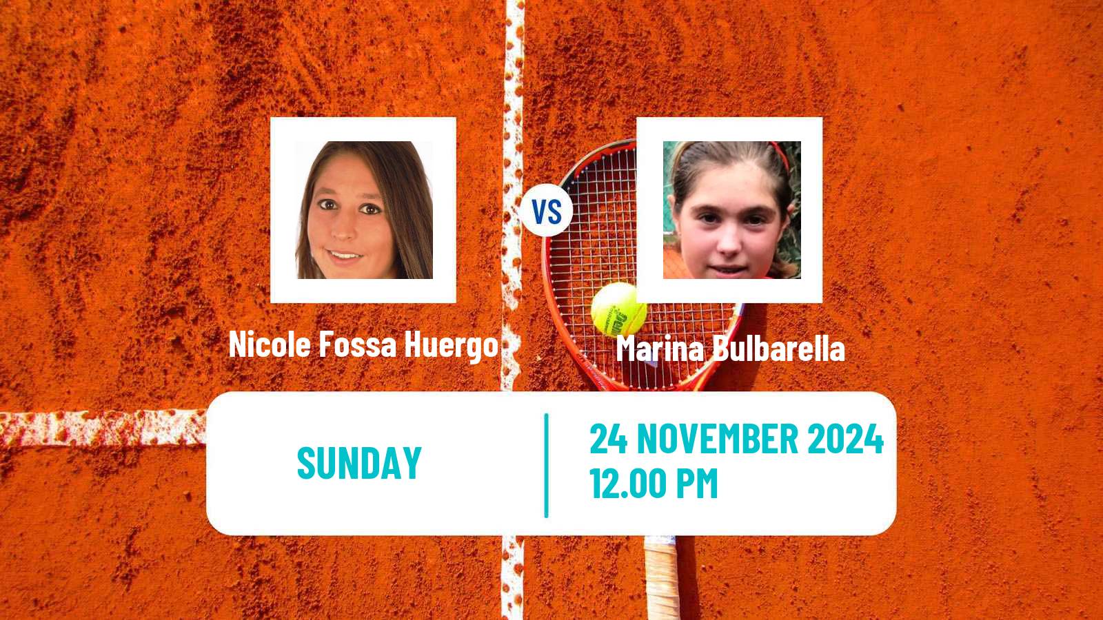 Tennis Buenos Aires Challenger Women Nicole Fossa Huergo - Marina Bulbarella