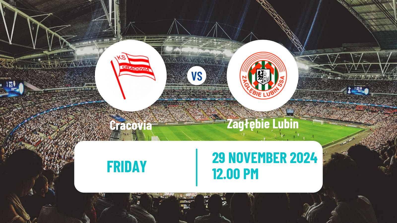 Soccer Polish Ekstraklasa Cracovia - Zagłębie Lubin