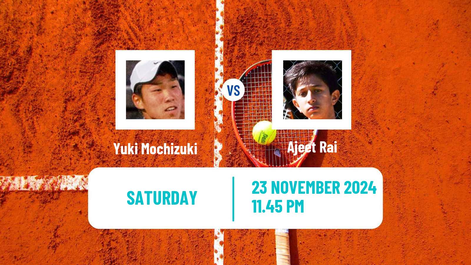 Tennis ITF M25 Caloundra Men Yuki Mochizuki - Ajeet Rai