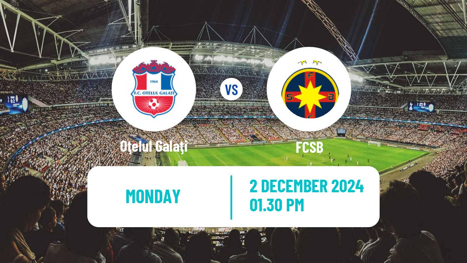 Soccer Romanian Liga 1 Oţelul Galaţi - FCSB