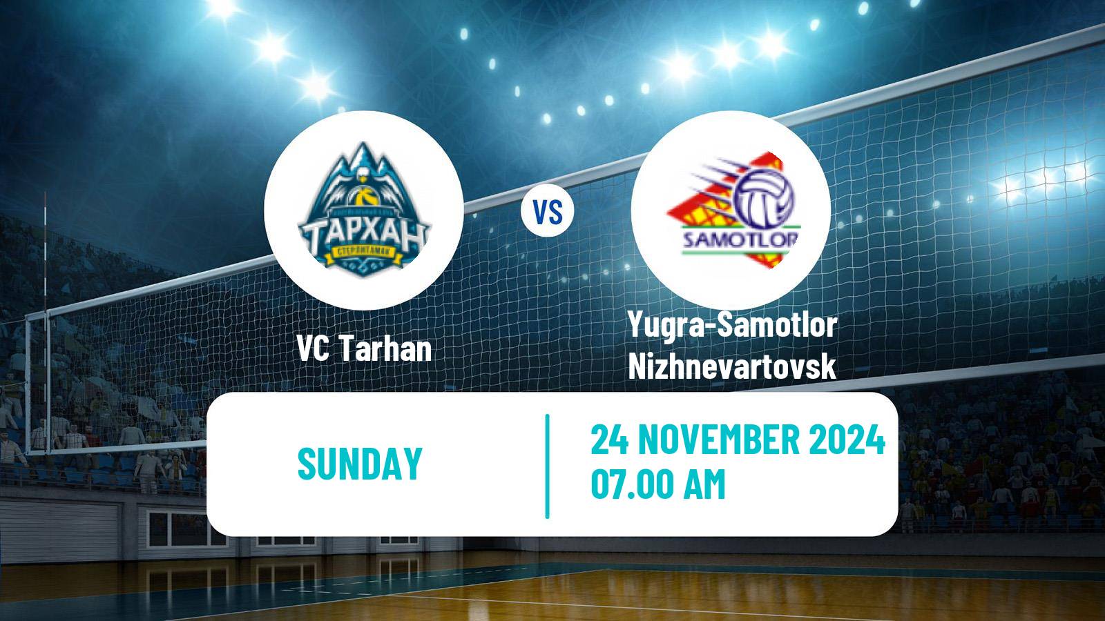 Volleyball Russian Vysshaya League A Volleyball Tarhan - Yugra-Samotlor Nizhnevartovsk