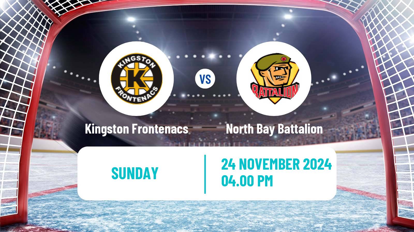 Hockey OHL Kingston Frontenacs - North Bay Battalion