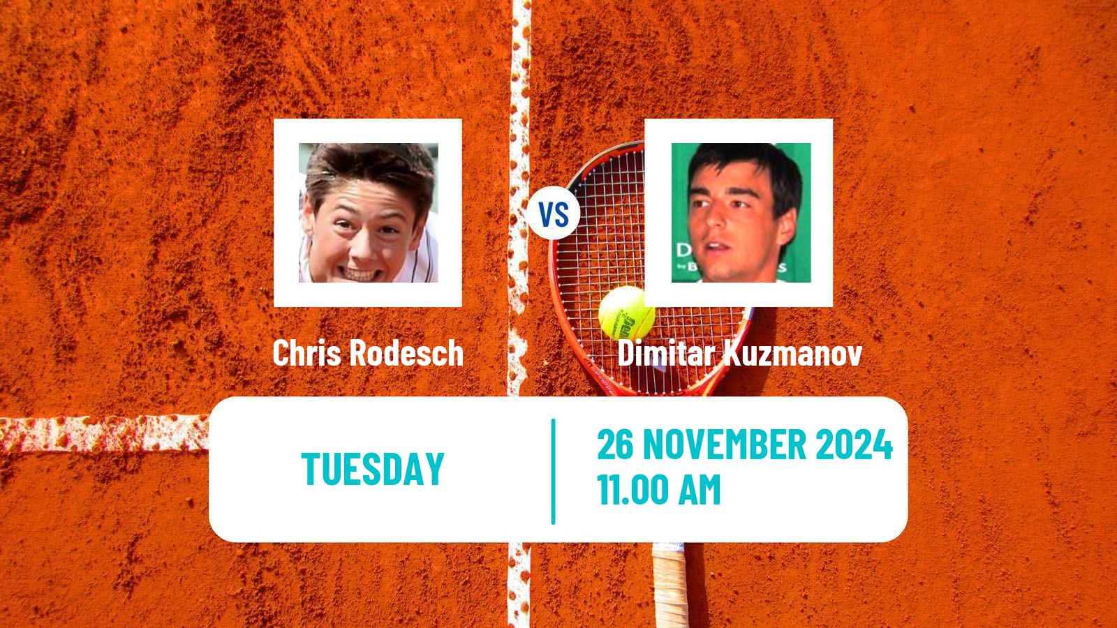 Tennis Manzanillo Challenger Men Chris Rodesch - Dimitar Kuzmanov