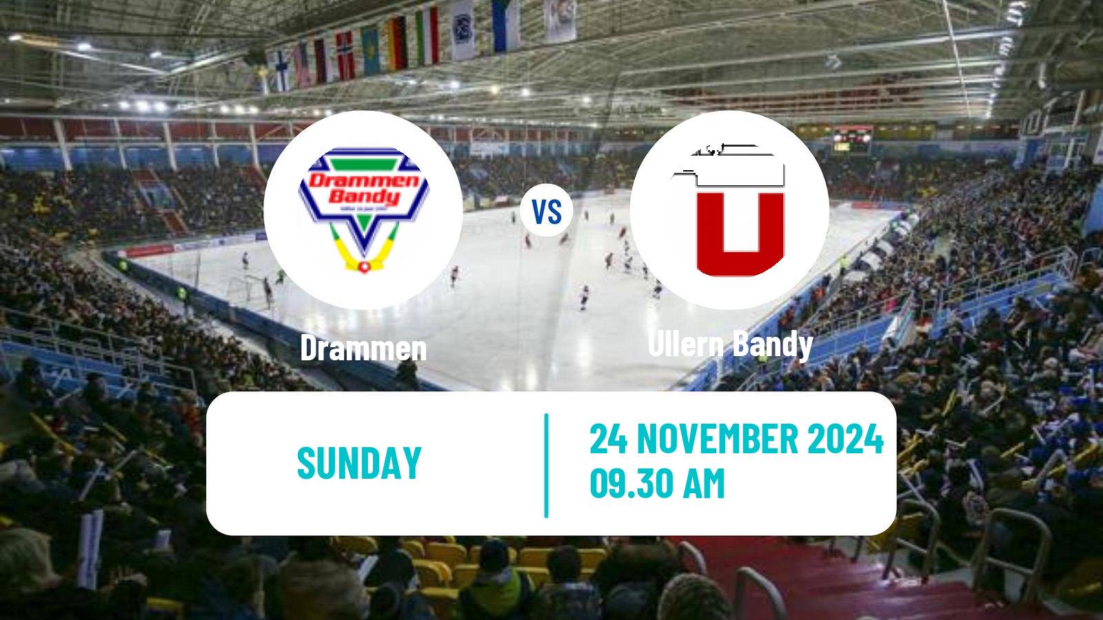 Bandy Norwegian Eliteserien Bandy Drammen - Ullern