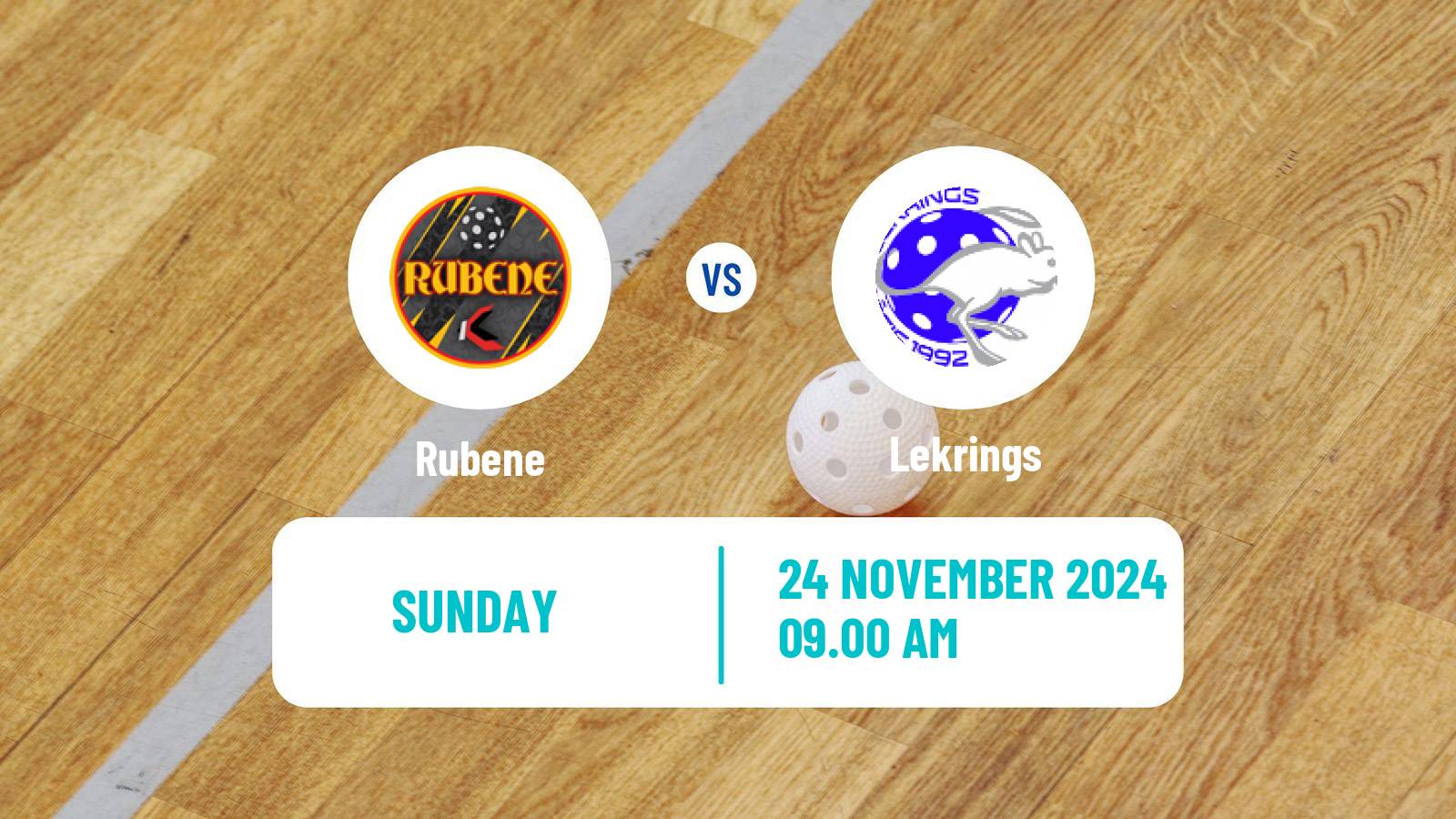 Floorball Latvian Elvi Liga Rubene - Lekrings