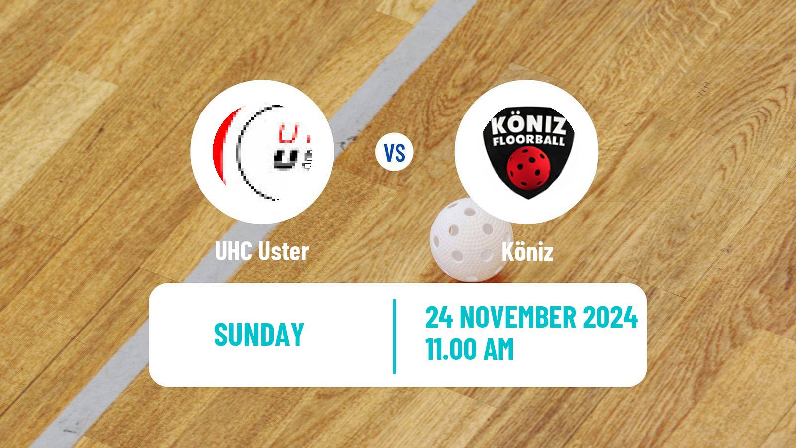 Floorball Swiss NLA Floorball Uster - Köniz