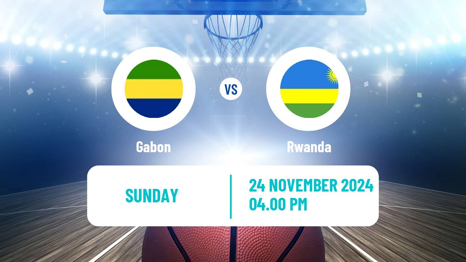 Basketball African Championship Basketball Gabon - Rwanda