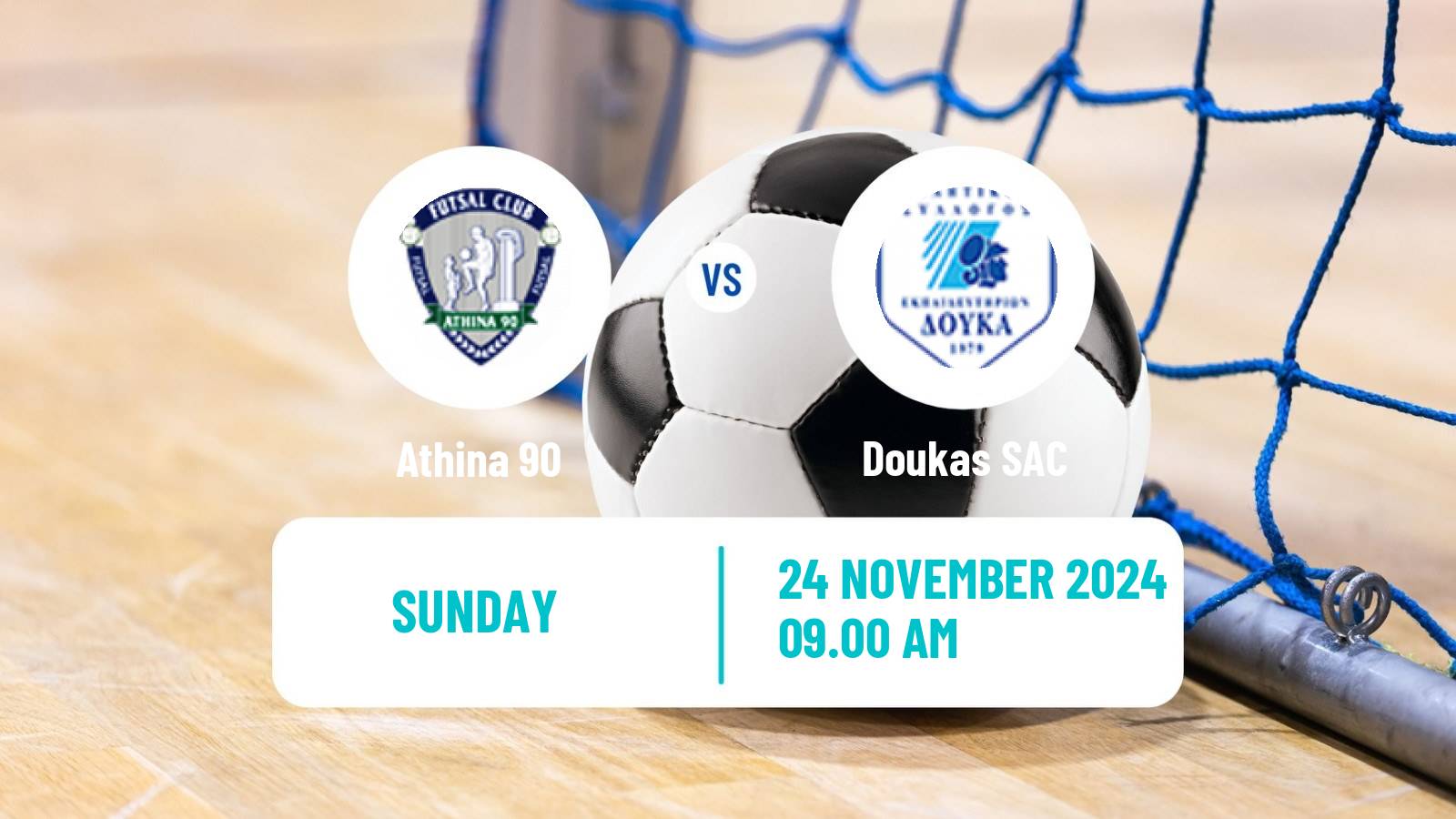 Futsal Greek Super League Futsal Athina 90 - Doukas