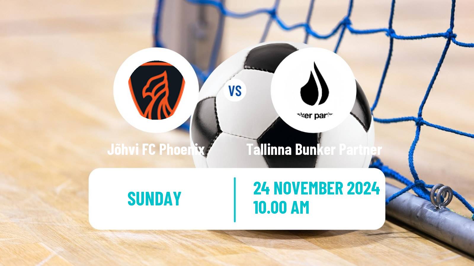 Futsal Estonian Saaliliiga Jõhvi FC Phoenix - Tallinna Bunker Partner