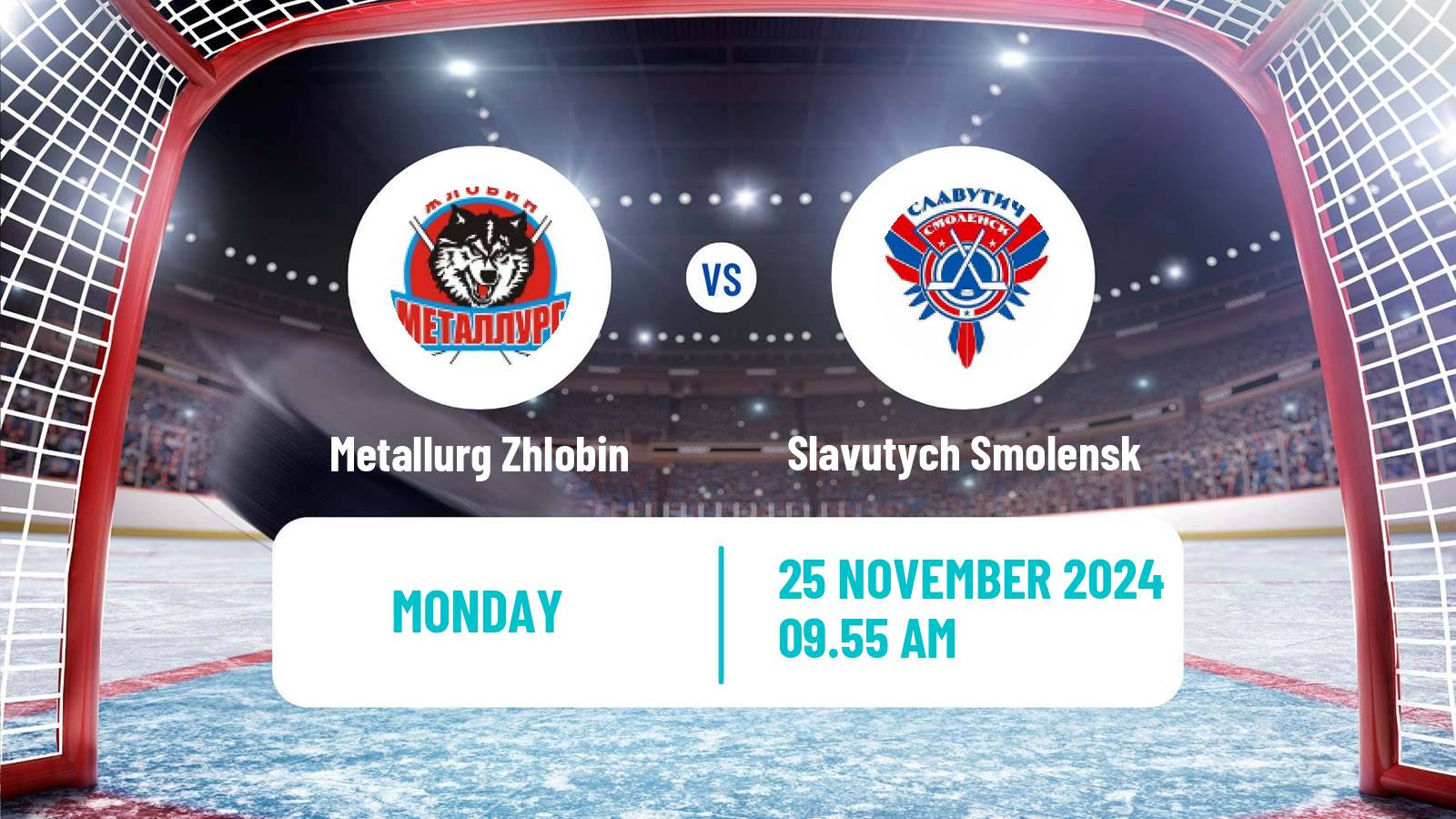 Hockey Belarusian Extraleague Metallurg Zhlobin - Slavutych Smolensk