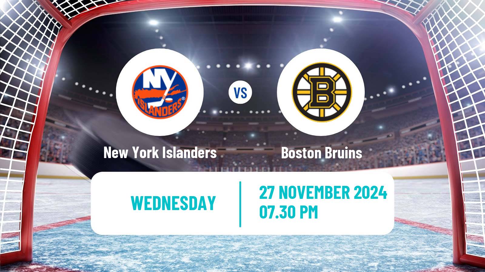 Hockey NHL New York Islanders - Boston Bruins