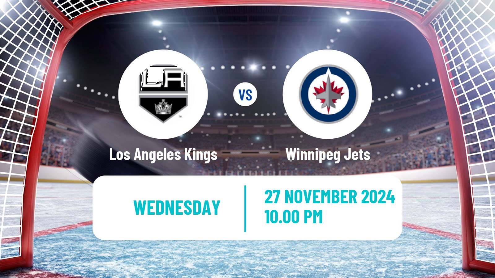 Hockey NHL Los Angeles Kings - Winnipeg Jets