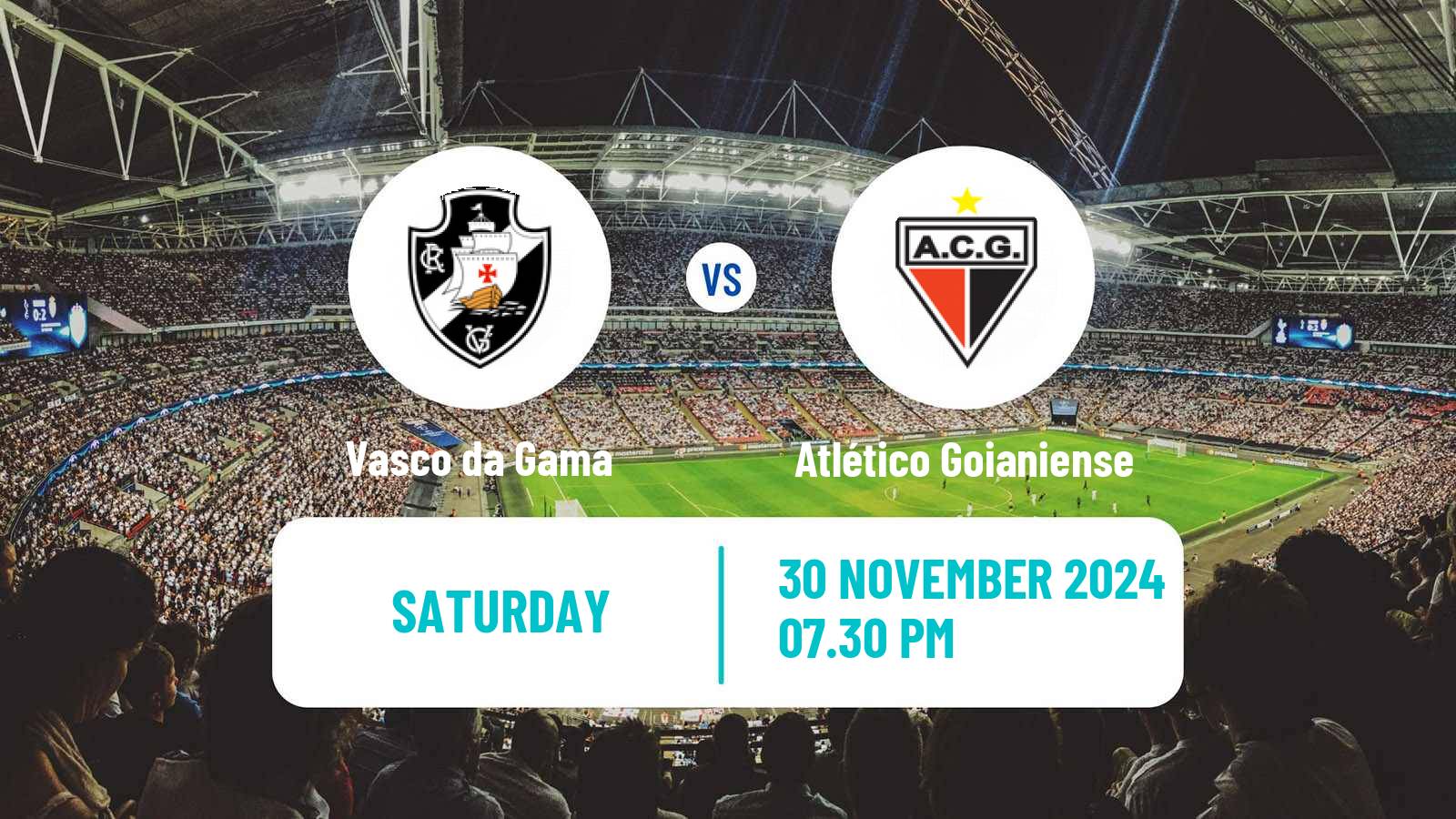 Soccer Brazilian Serie A Vasco da Gama - Atlético Goianiense