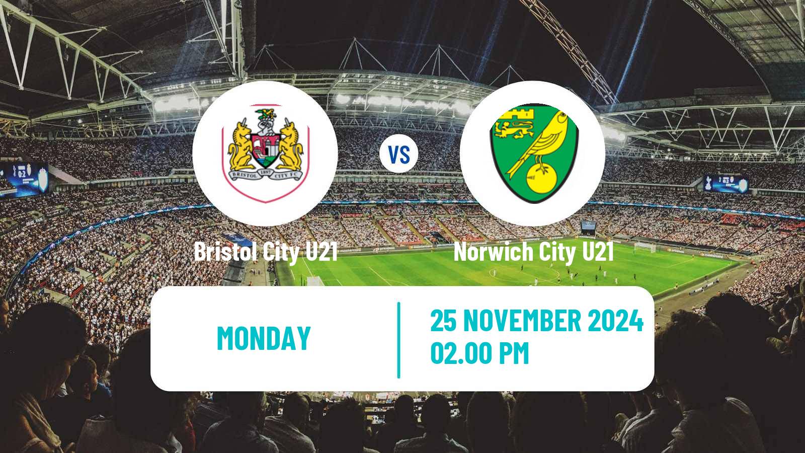 Soccer English Premier League Cup Bristol City U21 - Norwich City U21