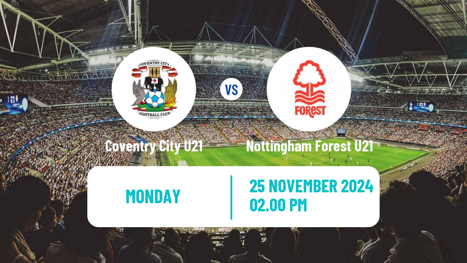 Soccer English Premier League Cup Coventry City U21 - Nottingham Forest U21