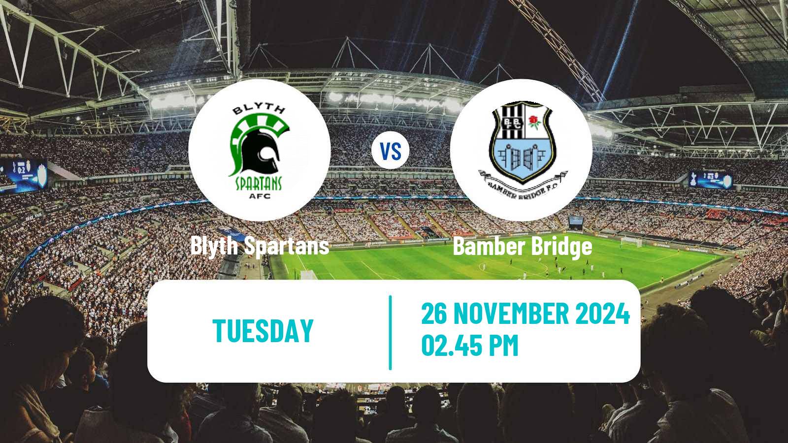 Soccer English NPL Premier Division Blyth Spartans - Bamber Bridge