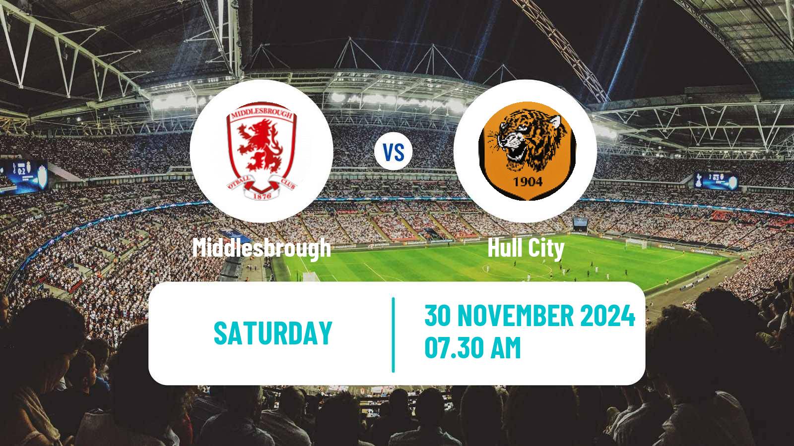 Soccer English League Championship Middlesbrough - Hull City