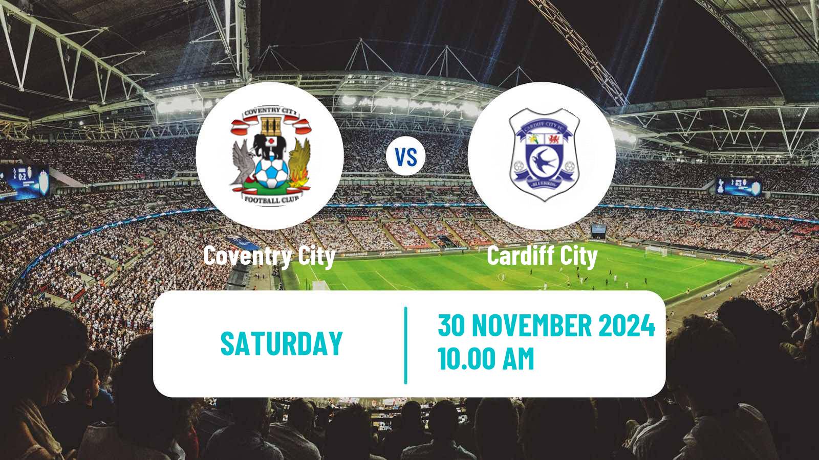 Soccer English League Championship Coventry City - Cardiff City