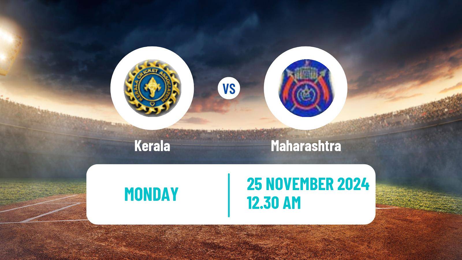 Cricket Syed Mushtaq Ali Trophy Kerala - Maharashtra