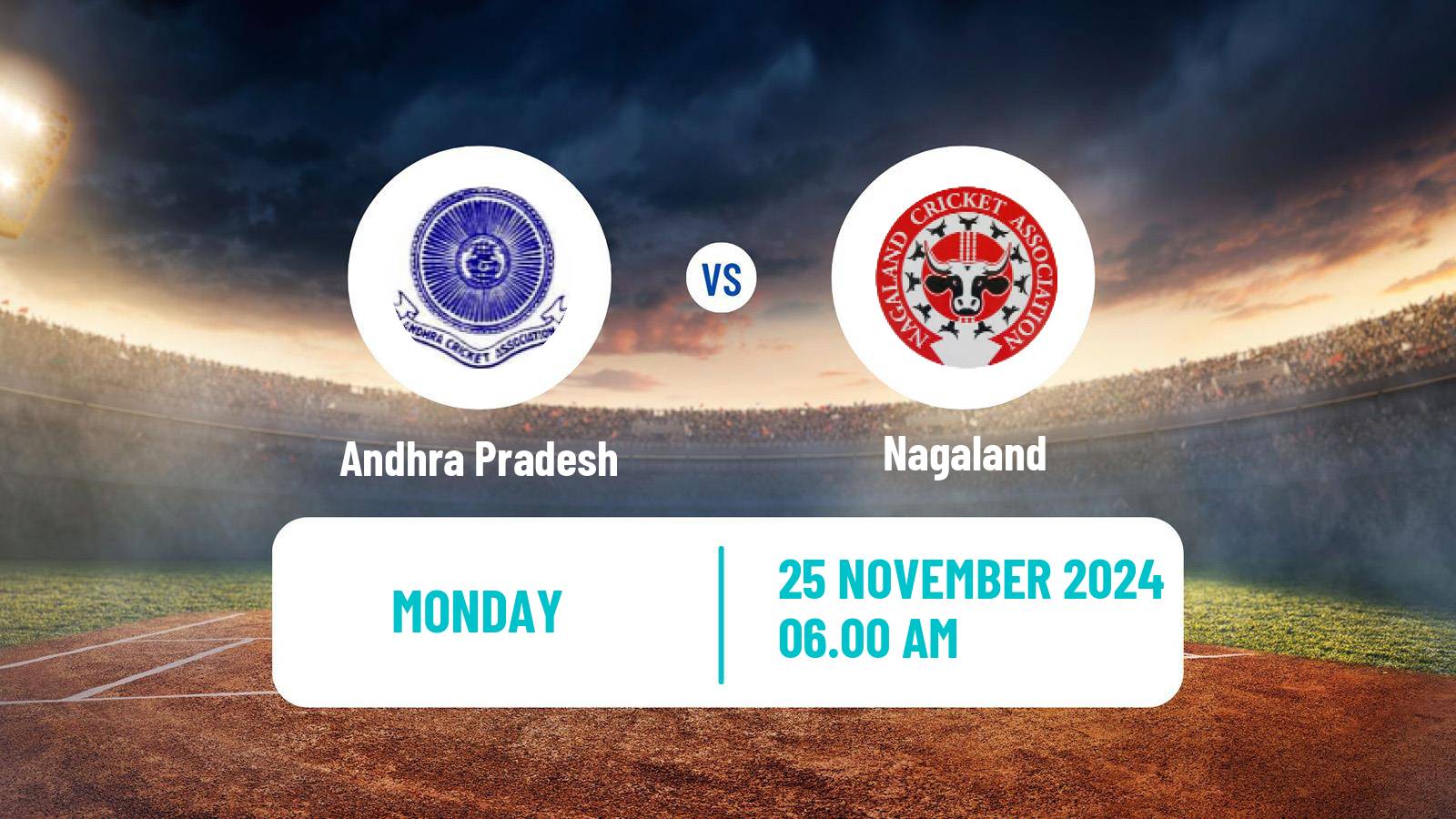 Cricket Syed Mushtaq Ali Trophy Andhra Pradesh - Nagaland