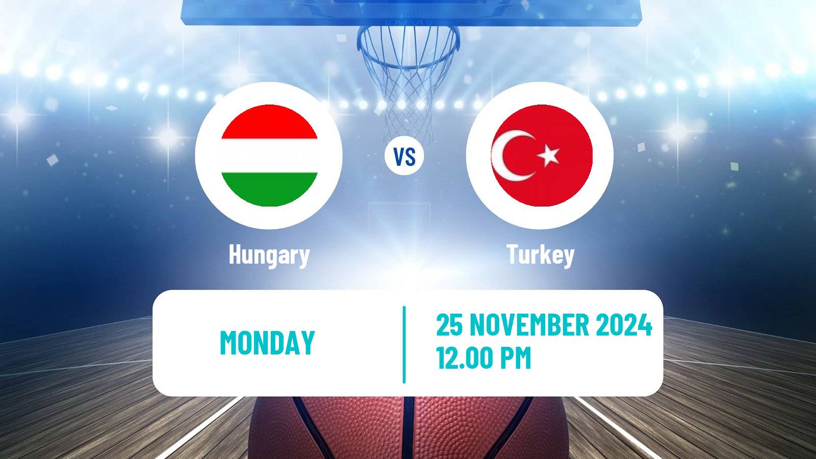 Basketball EuroBasket Hungary - Turkey