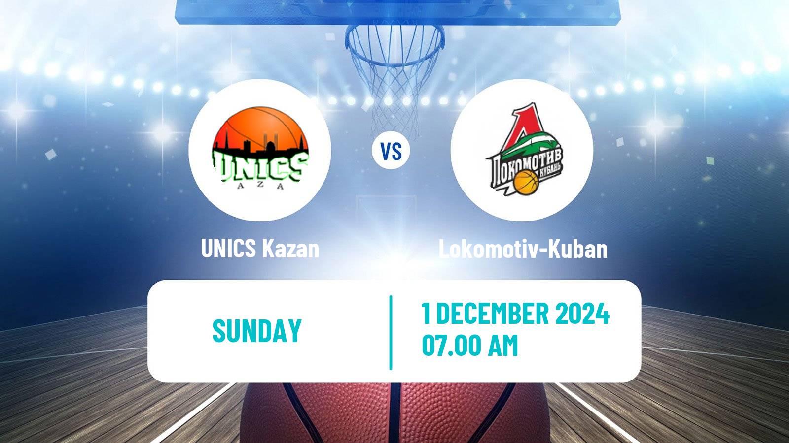 Basketball VTB United League UNICS - Lokomotiv-Kuban