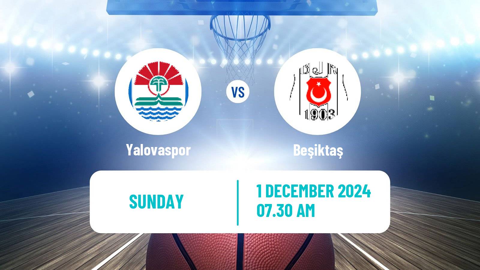 Basketball Turkish Basketball Super Ligi Yalovaspor - Beşiktaş