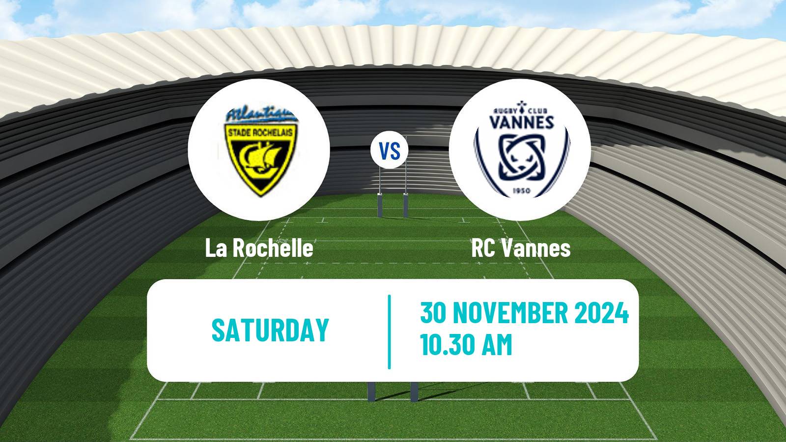 Rugby union French Top 14 La Rochelle - Vannes