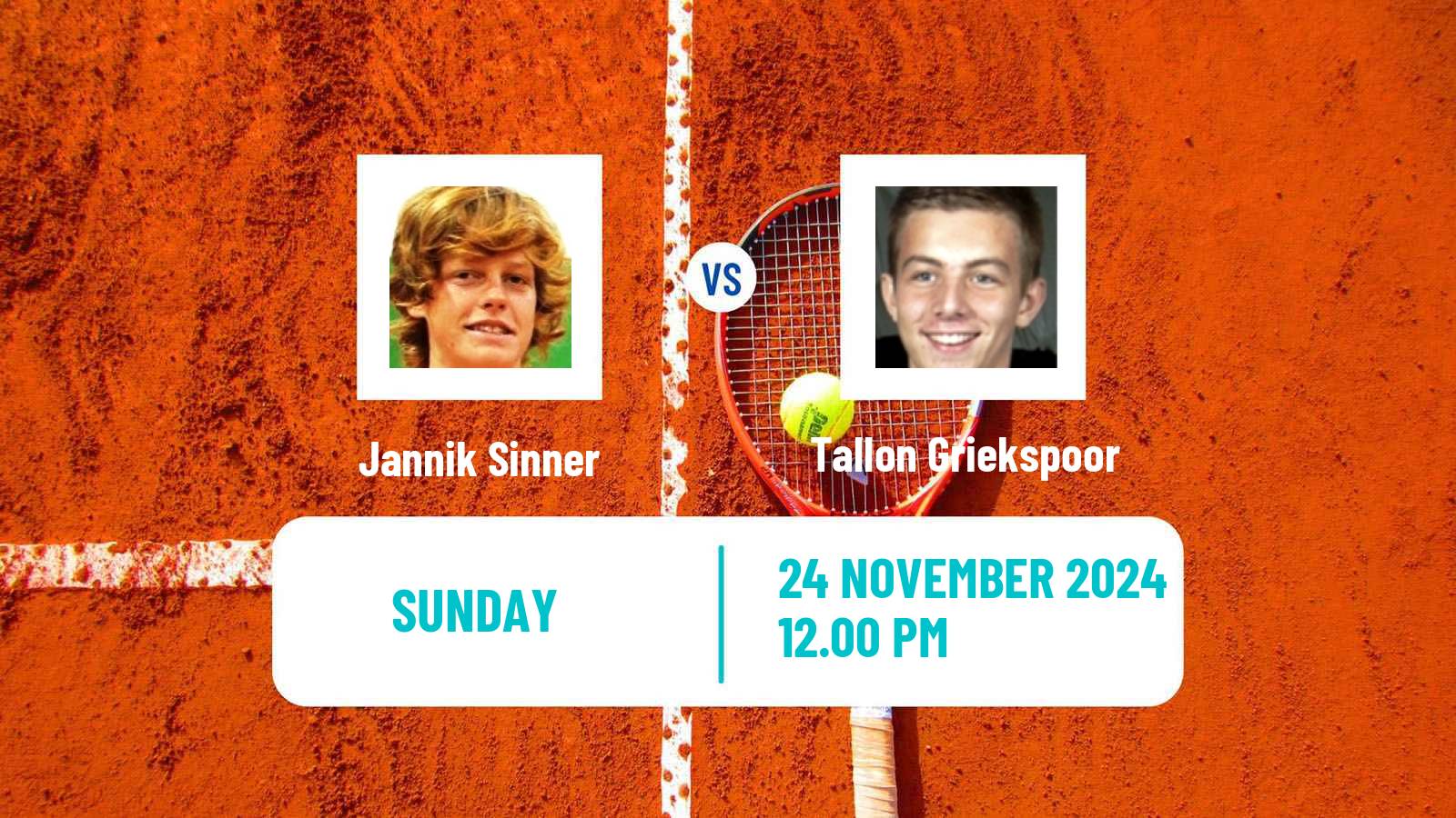 Tennis Davis Cup World Group Jannik Sinner - Tallon Griekspoor