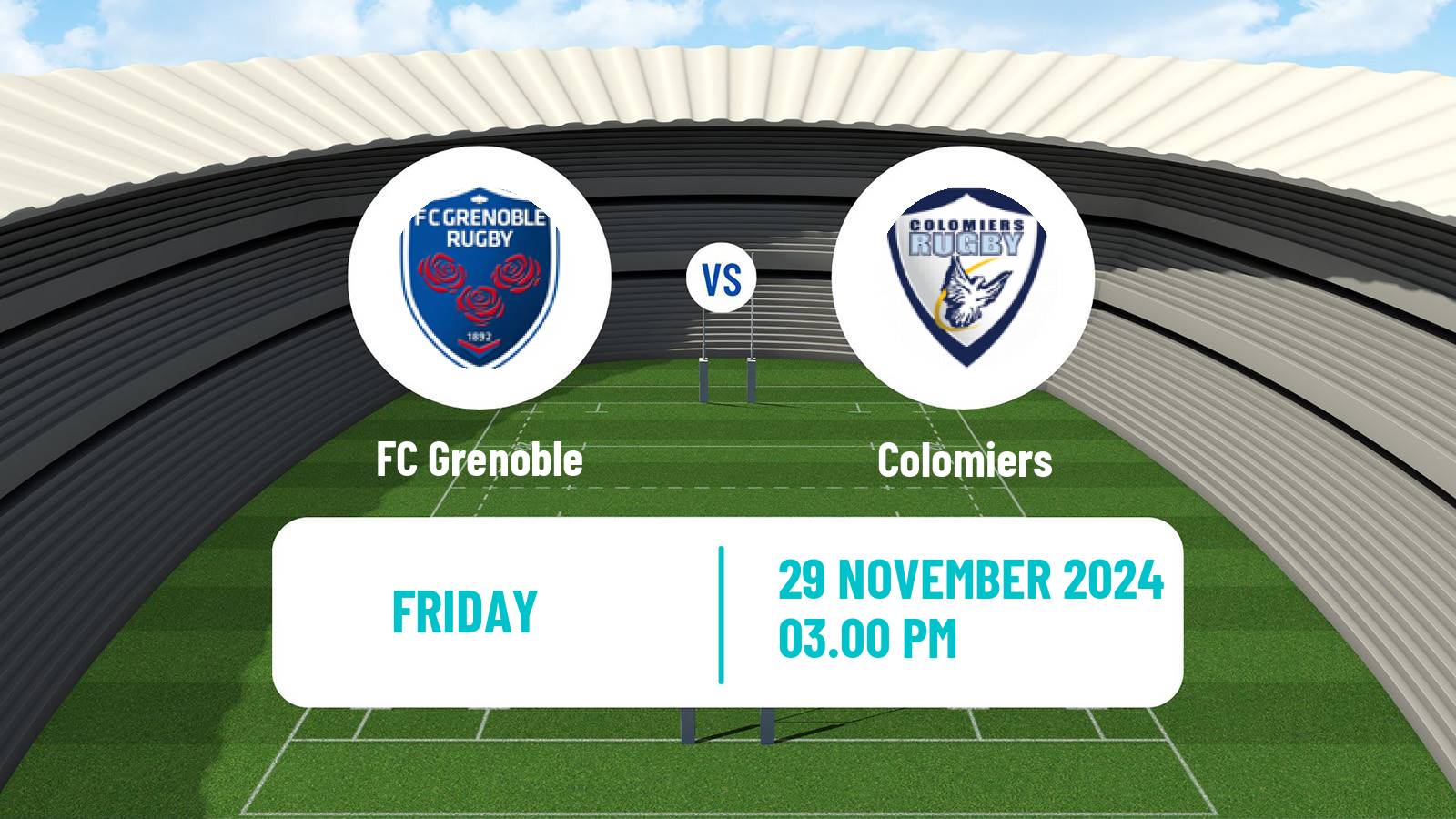 Rugby union French Pro D2 FC Grenoble - Colomiers