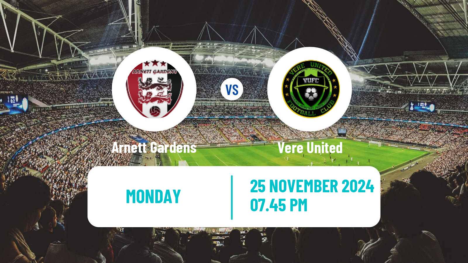 Soccer Jamaica National Premier League Arnett Gardens - Vere United