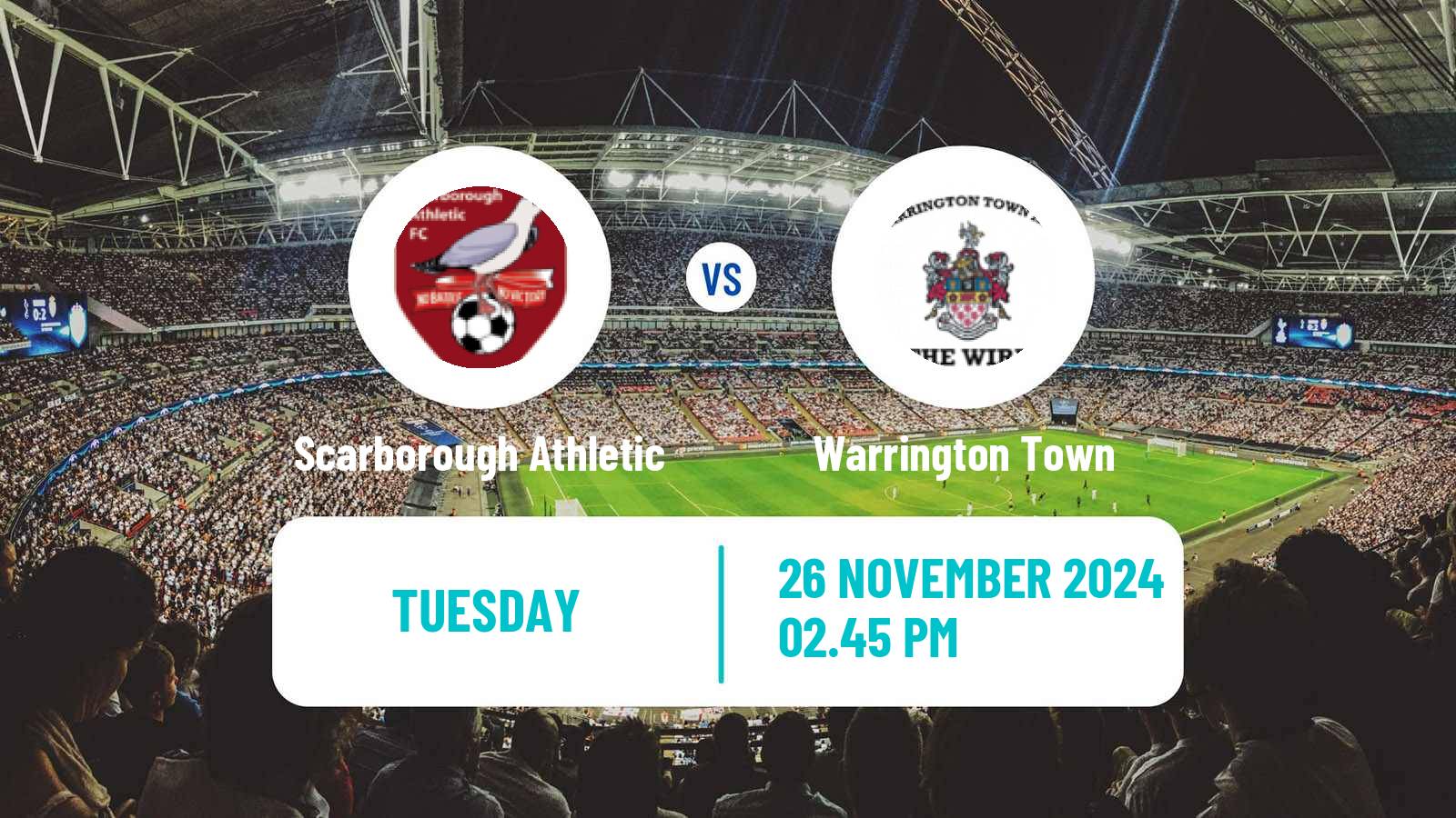 Soccer English National League North Scarborough Athletic - Warrington Town